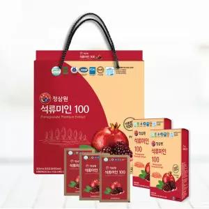 정삼원 석류미인 100 비타민 구연산 폴리페놀 석류원액 100% 