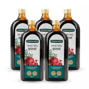 프리미엄로사 석류 원액 즙 100% 500ml 5병 데일리원