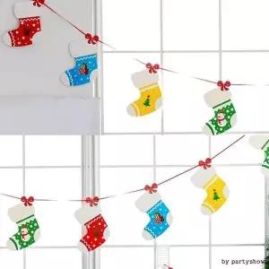 크리스마스 VRC583R4 크리스마스파티가랜드선물양말 파티용품