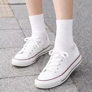 [모든GO]여성 중목양말 10켤레 세트 데일리 기본 면양말 무지 흰양말