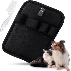 개와 고양이를 위한 CALMZY 반려동물 털 제거 장갑 새롭게 업그레이드된 네 손가락 정전기 매직 브러시