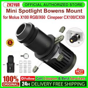 ZHIYUN 미니 스포트라이트 보웬스 마운트 원뿔형 광학 스누트 키트 사진 스튜디오 비디오 조명 프로젝터 액