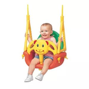 [제이커머스]곰돌이 그네 유아 의자 실내 어린이 아동 아기 장난감 그네의자 실내그네 유아그네 아기그네