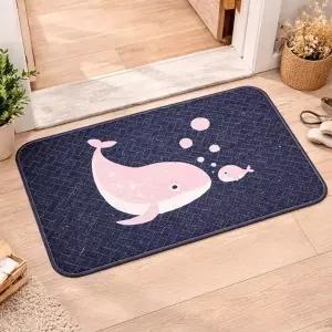 1+1 2종세트 세탁 가능한 면 발매트 미끄럼방지 욕실 주방 애견매...