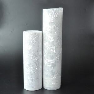 2개 셀룰로이드 시트 드럼 랩 악기 데코 다이아몬드 화이트 10x60''