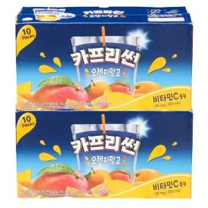 농심 카프리썬 오렌지망고 200ml 20개