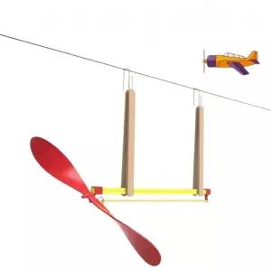 집콕과학 고무동력 줄 비행기 만들기 1개