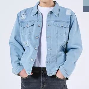 블레오 남자 헤지 워싱 청자켓 DM2512161152