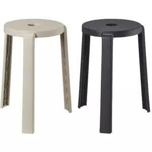 이케아 IBBARBO 이바르보 원형 스툴 45cm/원형의자/보조의자/화장대의자/간이의자/식탁의자