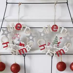 크리스마스 IAE401L0 리스장식 트리 걸이 장식 분위기 꾸미기