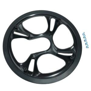 MTB 자전거 크랭크셋 체인 휠 커버 가드, 사이클 부품, 크랭크셋 보호 커버, 체인 가드, 48T, 12cm