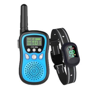 원격 제어 애완 동물 훈련기 개 짖는 장치 음성 인터콤 1500 미터 스마트 호환 목걸이 제품