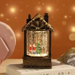 LED VRC379L6 크리스마스 스노우볼 오르골 멜로디 워터볼