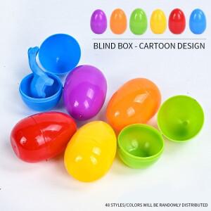 몽테조이 어린이용 트위스트 에그 블라인드 박스 장난감 만화 3D 소프트 고무 동물/공룡 알/바다 및 기타