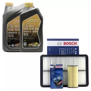 베라크루즈 디젤 엔진오일 에스오일 세븐골드RV 5W30 7리터 보쉬 오일필터 에어필터