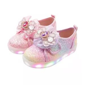 [보리보리/풋풋아동화]풋풋 글리밍 페어리 스니커 LED 아동 운동화