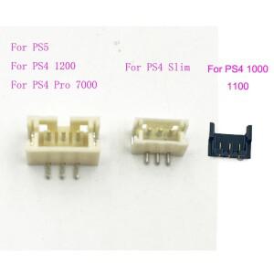 PS4/Slim/Pro 콘솔 냉각 팬호환  20PCS PS4 CUH-1200/2000/7000/PS5 커넥터 클립호환  소켓 연결