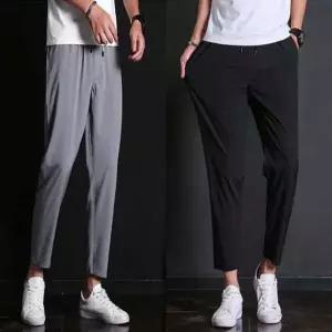 남자 슬랙스 여름 팬츠 쿨링 고무줄 편한 긴바지