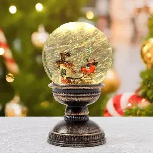LED JYL510L1 크리스마스 스노우볼 오르골 멜로디 캐롤 워터볼 장식용