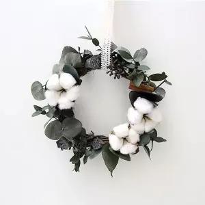 목화와 CZL070I6 유칼립투스 리스