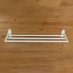 수건걸이(3줄선반 HJH606F5 겸용 수건걸이_600mm 백색)욕실홀더