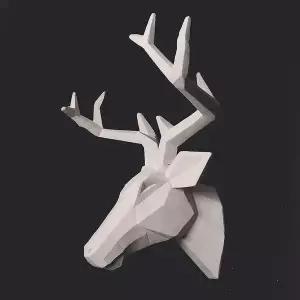 아트피플 LCM935M7 사슴 머리 조각상 인테리어 동물장식품