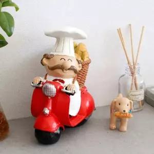 주방장 JZZ972Z8 강아지 장식용 인형 2종 까페 식당 집꾸미기