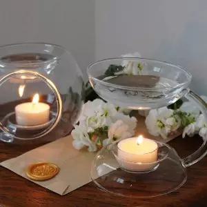 아로마 NMH132S6 오일 버너 워머 램프 2type/유리 아로마발향기