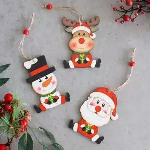 성탄 YAD146L2 트리장식 3p 크리스마스 집꾸미기 벽장식 걸이