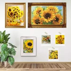 DIY ZQM885F8 유화그리기세트 해바라기 그림 27종 음