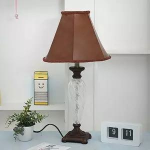 인데코 GWZ310J7 브라운 글라스 스탠드 협탁 조명