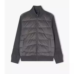 리버클래시 24F/W 멜란지그레이 하프넥 니트 다운 점퍼 LKW51473 323491