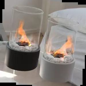 캠핑 불멍 에탄올 램프 화목 난로 (블랙) AZW496