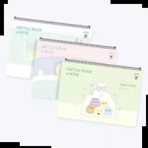 학습준비 펜피아 2000 초등공용 스케치북 박스(100개입) 12매