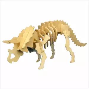 3D 나무공룡 모형만들기 (트리케라톱스) 입체퍼즐 피규어 다이노 주라기 미니어처 조립키트