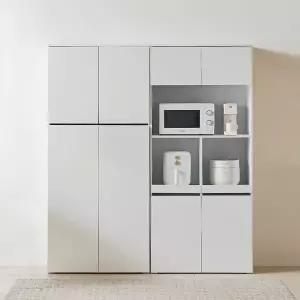 [바로방 가구]스토어 1600 키큰 틈새수납장 세트 800렌지대 800수납장