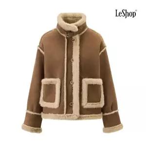 [르샵]시어링 양털 데일리 무스탕 자켓 (DP4JK028A)