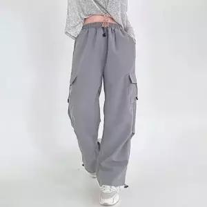 [라일리여성의류] Rly 여성용 허리밴딩 3가지색 헴라인 끈조절 배기팬츠