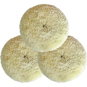 180mm 양모 연마 패드 7 인치 100% 천연 자동차 바이크 오토바이 세척 복합 절단 버핑