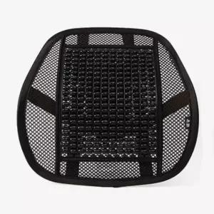 ( )통풍 등받이 허리쿠션 블랙 우드 자동차용쿠션 차량용