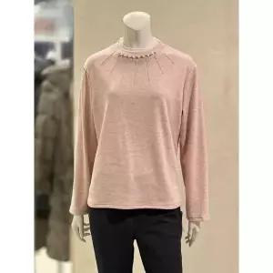 [벨리시앙]BL6132 세이브존01 레이어드 배색 기모 블라우스(2color) BL6132 (44962698)