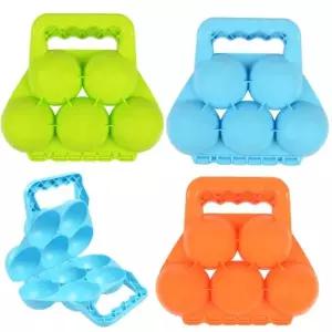 ( )플유 눈다발 스노우 제조기 5구 랜덤 1개 스노우볼메이커 눈뭉치 눈덩이 눈사람만들기 눈집게 눈놀이 겨