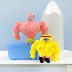 네모바지 스폰지밥 가방고리 머슬ver. 2종 택1