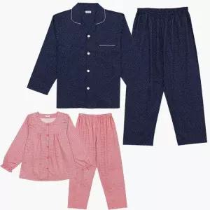 아빠잠옷 엄마잠옷 커플 세트 면100 60수 긴팔 가을 부모님 선물