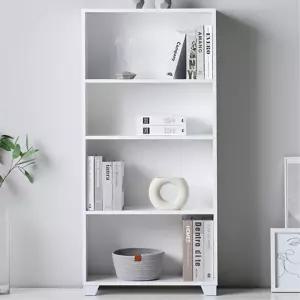 학원 사무실 낮은다리 심플 4단 책장 베이직 공부방 튼튼한 서재 카페