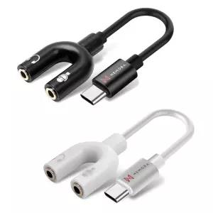 (무료배송) 네모라 C타입 to 3.5mm PC 헤드셋 변환 케이블