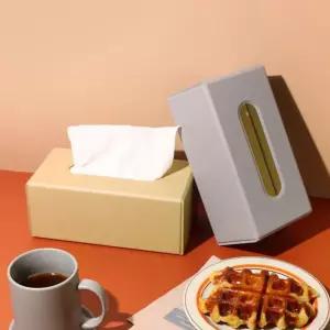 (무료배송) 직사각 가죽 핸드타올 케이스 플레인 1P 휴지 커버