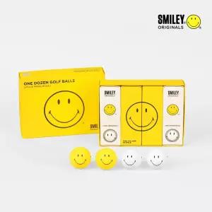 스마일리 오리지널스 3피스 골프공 12구 더즌 단품