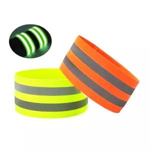 (무료배송) 세이프티 2줄 빛반사 안전 암밴드