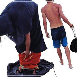 [2개구성] 대용량 비치백 수영복가방 방수백 수납 보관 물놀이 학교 교실 학원 관공서 KWB63346